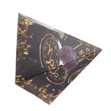 5cm Orgonite Pyramid for Positive Energy Healing Crystal Pyramid Meditation Orgonite Pyramids Chakra Zodiac Energy Generator Capricorn - Low Angle