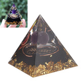 5cm Orgonite Pyramid for Positive Energy Healing Crystal Pyramid Meditation Orgonite Pyramids Chakra Zodiac Energy Generator Aquarius - Extra Image