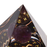 5cm Orgonite Pyramid for Positive Energy Healing Crystal Pyramid Meditation Orgonite Pyramids Chakra Zodiac Energy Generator Aquarius - Extra Image