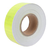 Pure Color Fluorescent Yellow Reflective Tape Warning Reflective Strip for Cars Motorcycles Bicycles