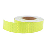 Pure Color Fluorescent Yellow Reflective Tape Warning Reflective Strip for Cars Motorcycles Bicycles
