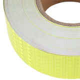 Pure Color Fluorescent Yellow Reflective Tape Warning Reflective Strip for Cars Motorcycles Bicycles - Extra Image