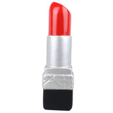 Creative Lipstick Shape Vase Beautiful Resin Exquisite Realistic Lipstick Shape Decorative Vase for Book Shop Coffee Shop Silver