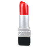 Creative Lipstick Shape Vase Beautiful Resin Exquisite Realistic Lipstick Shape Decorative Vase for Book Shop Coffee Shop Silver