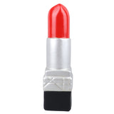 Creative Lipstick Shape Vase Beautiful Resin Exquisite Realistic Lipstick Shape Decorative Vase for Book Shop Coffee Shop Silver