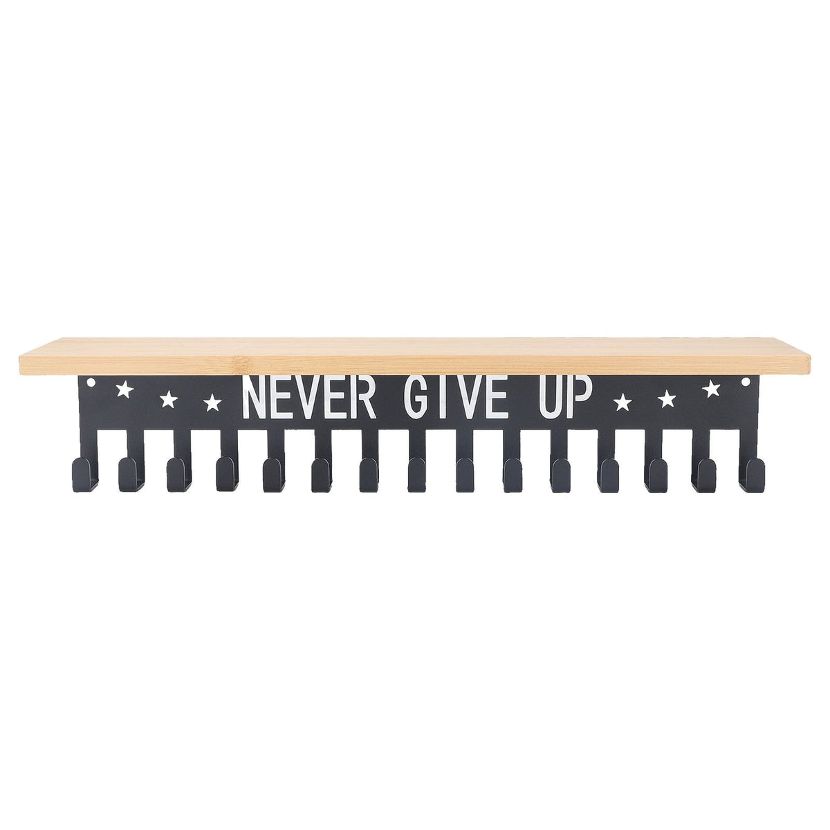 Metal Award Display Trophy Shelf Bamboo Trophy Shelf Metal Wall Mounted Medal Display Hanger