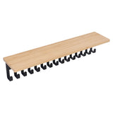 Metal Award Display Trophy Shelf Bamboo Trophy Shelf Metal Wall Mounted Medal Display Hanger - Extra Image