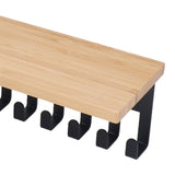 Metal Award Display Trophy Shelf Bamboo Trophy Shelf Metal Wall Mounted Medal Display Hanger - Extra Image