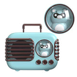Cute Retro Bluetooth Speaker Mini Luggage Mini Speaker Creative Vintage Lovely Small Speaker Green - 45-Degree Angle