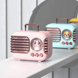 Cute Retro Bluetooth Speaker Mini Luggage Mini Speaker Creative Vintage Lovely Small Speaker Green - Extra Image