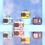 Cute Retro Bluetooth Speaker Mini Luggage Mini Speaker Creative Vintage Lovely Small Speaker Green - Extra Image