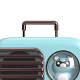 Cute Retro Bluetooth Speaker Mini Luggage Mini Speaker Creative Vintage Lovely Small Speaker Green - Extra Image