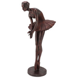 Ballet Dancer Statue Exquisite Resin Ballet Dancer Figurines for Desk Bookshelf Dinning Table Decoration - Front View