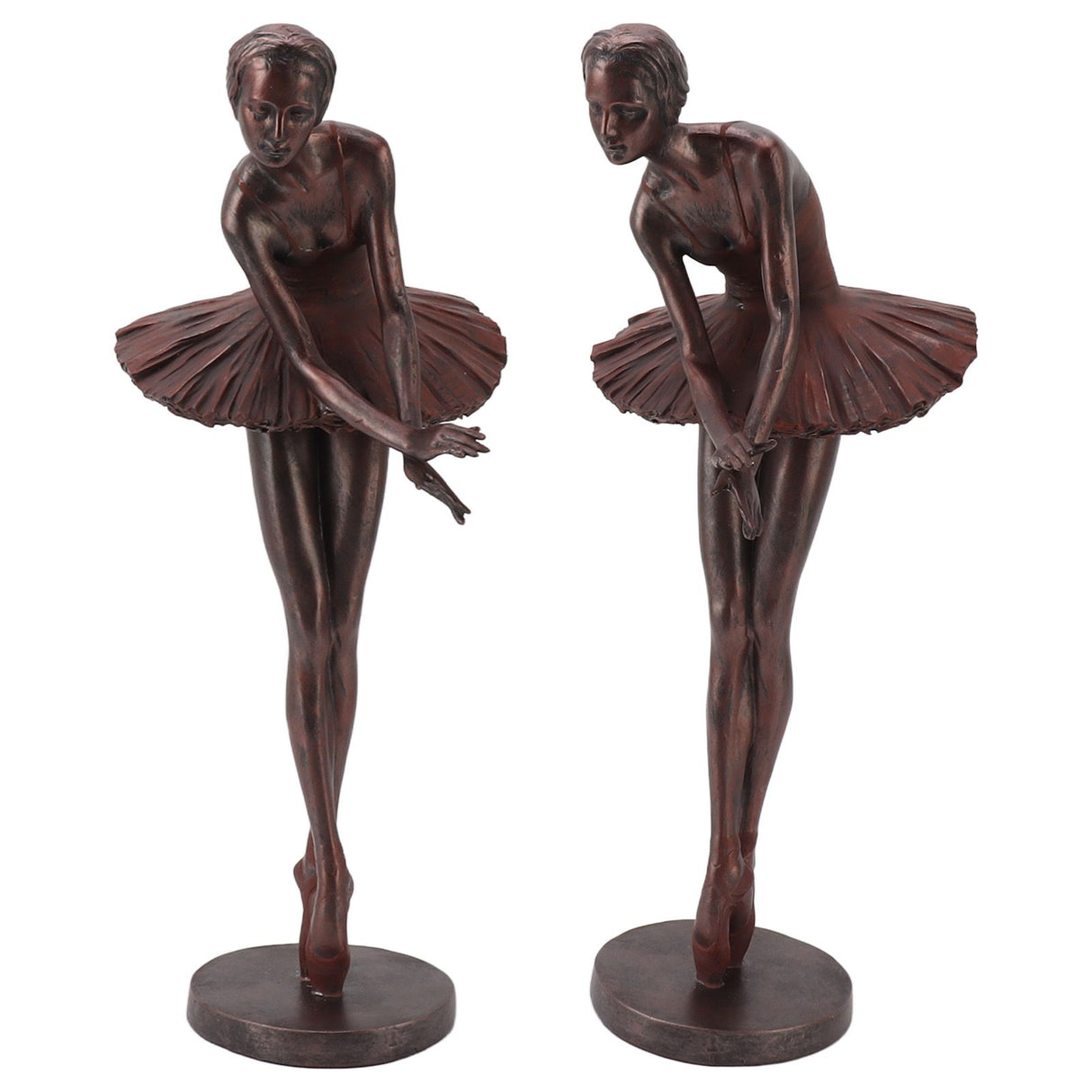 Ballet Dancer Statue Exquisite Resin Ballet Dancer Figurines for Desk Bookshelf Dinning Table Decoration