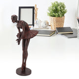 Ballet Dancer Statue Exquisite Resin Ballet Dancer Figurines for Desk Bookshelf Dinning Table Decoration