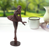 Ballet Dancer Statue Exquisite Resin Ballet Dancer Figurines for Desk Bookshelf Dinning Table Decoration
