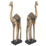 Camel Statue Artistic Camel Desk Sculpture Resin Camel Statue Home Decoration Ornament - Low Angle