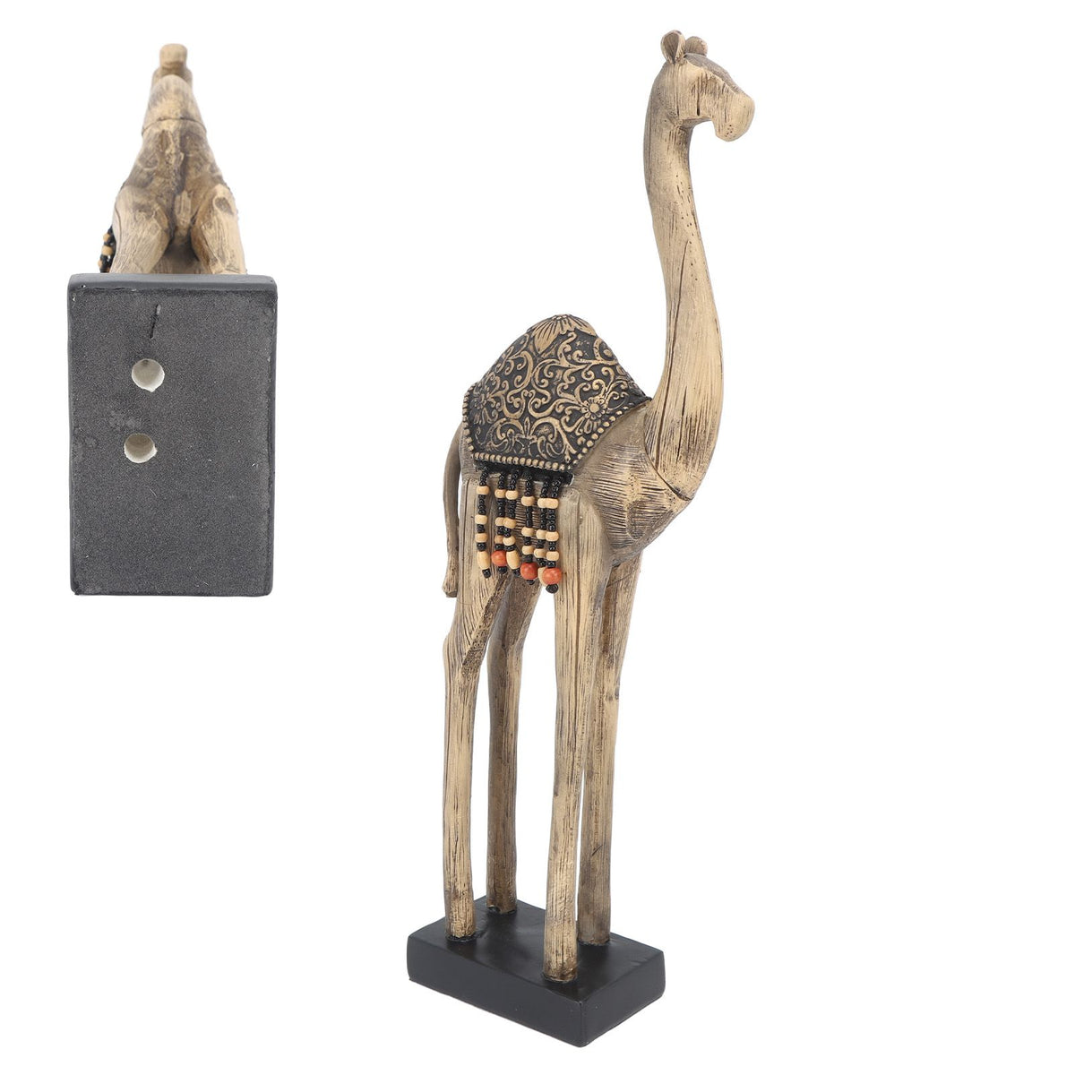 Camel Statue Artistic Camel Desk Sculpture Resin Camel Statue Home Decoration Ornament