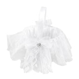 Wedding Flower Girl Basket White Lace Classic Gift Ceremony Supplies for Rose Petals
