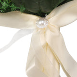 Wedding Bouquets Silk and Plastic Romantic Exquisite Comfortable Handle Beautiful Bridal Bouquet for Home Decoration Milky White