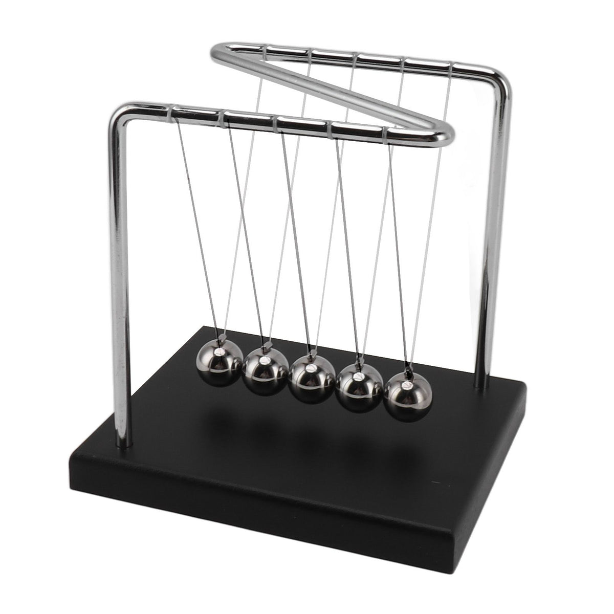 Balance Steel Swing Balls Z Shape N Shape Wooden Base Pendulum Ball for Home Decoration Fun Science Accessories