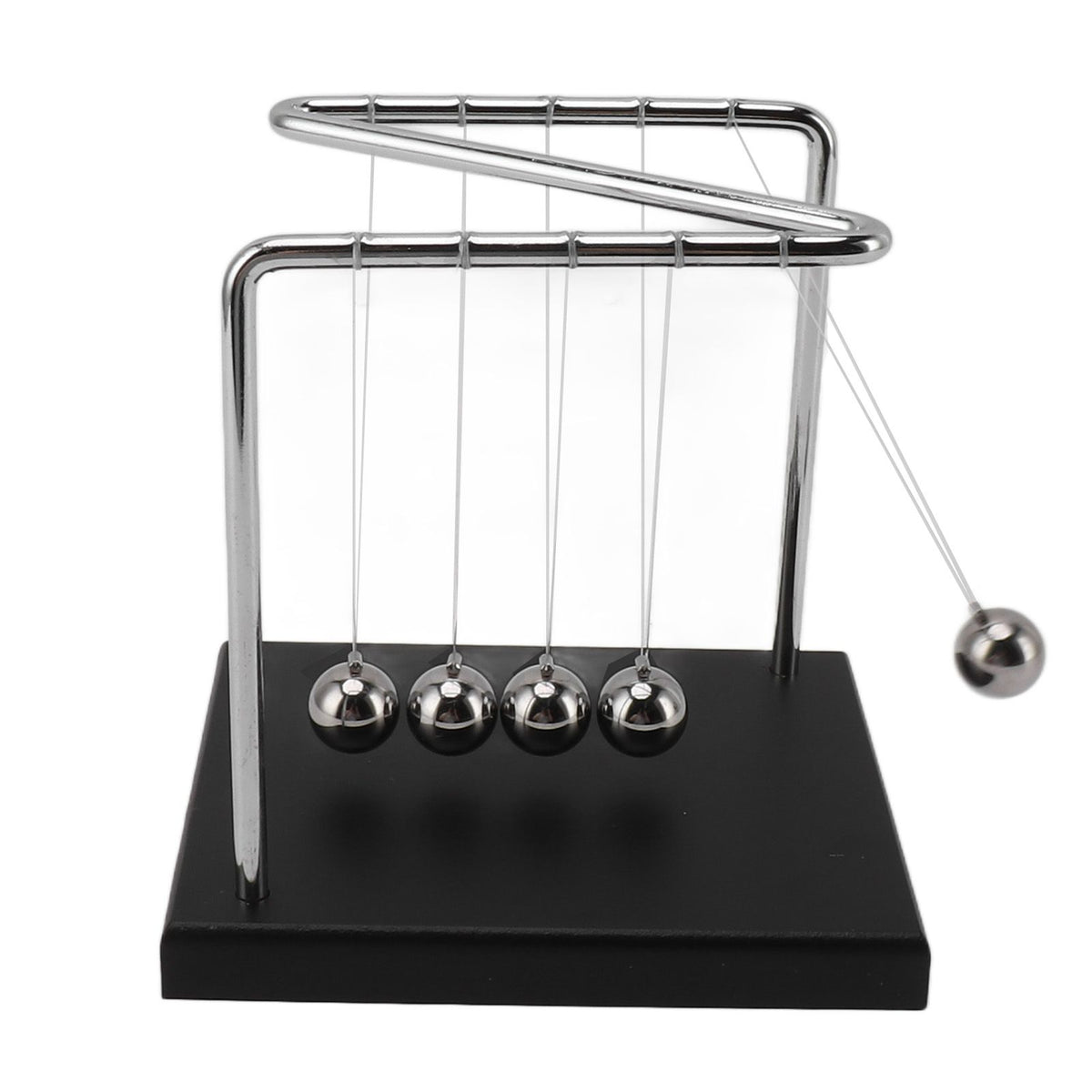 Balance Steel Swing Balls Z Shape N Shape Wooden Base Pendulum Ball for Home Decoration Fun Science Accessories