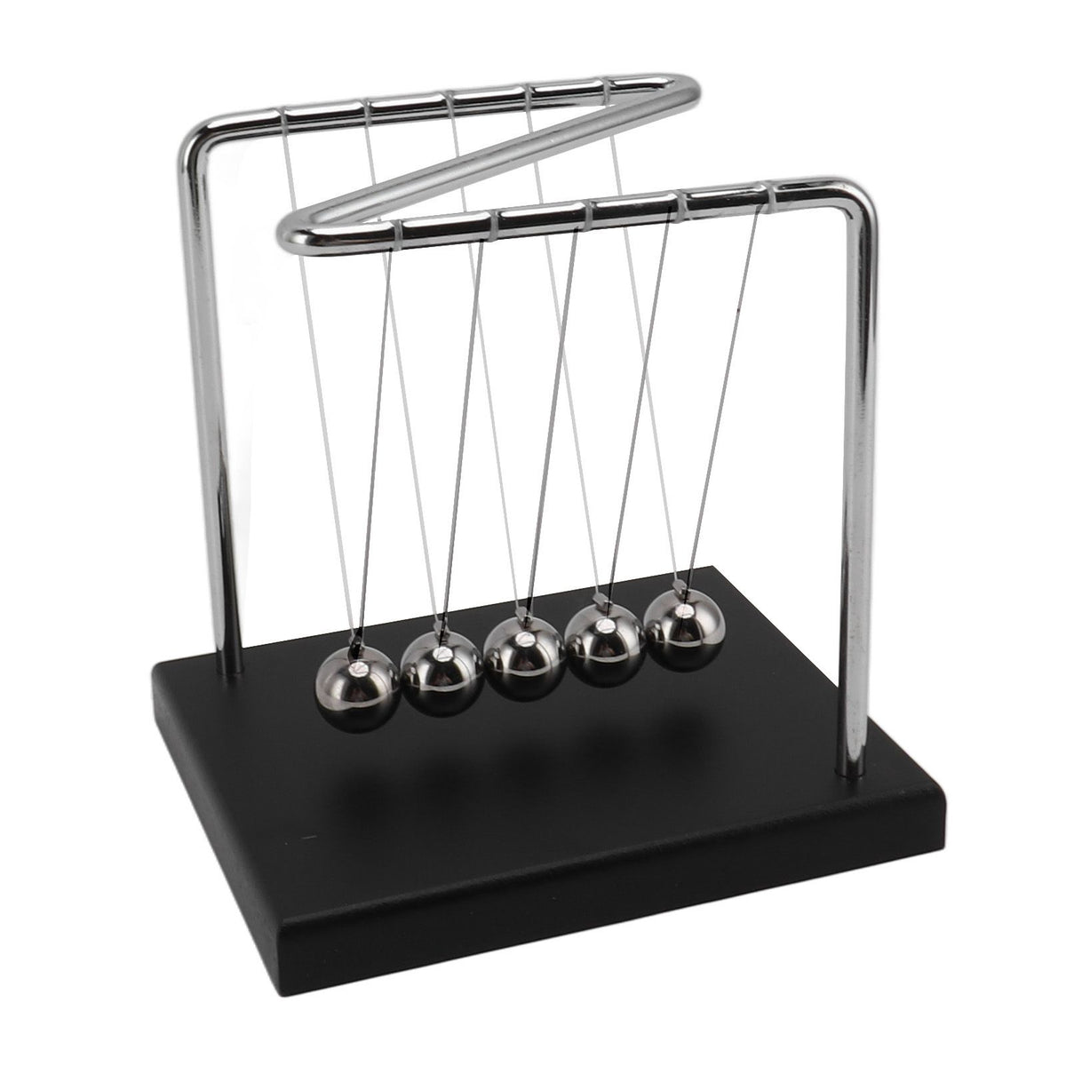 Balance Steel Swing Balls Z Shape N Shape Wooden Base Pendulum Ball for Home Decoration Fun Science Accessories