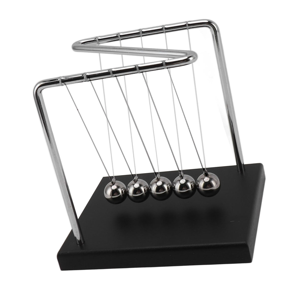 Balance Steel Swing Balls Z Shape N Shape Wooden Base Pendulum Ball for Home Decoration Fun Science Accessories