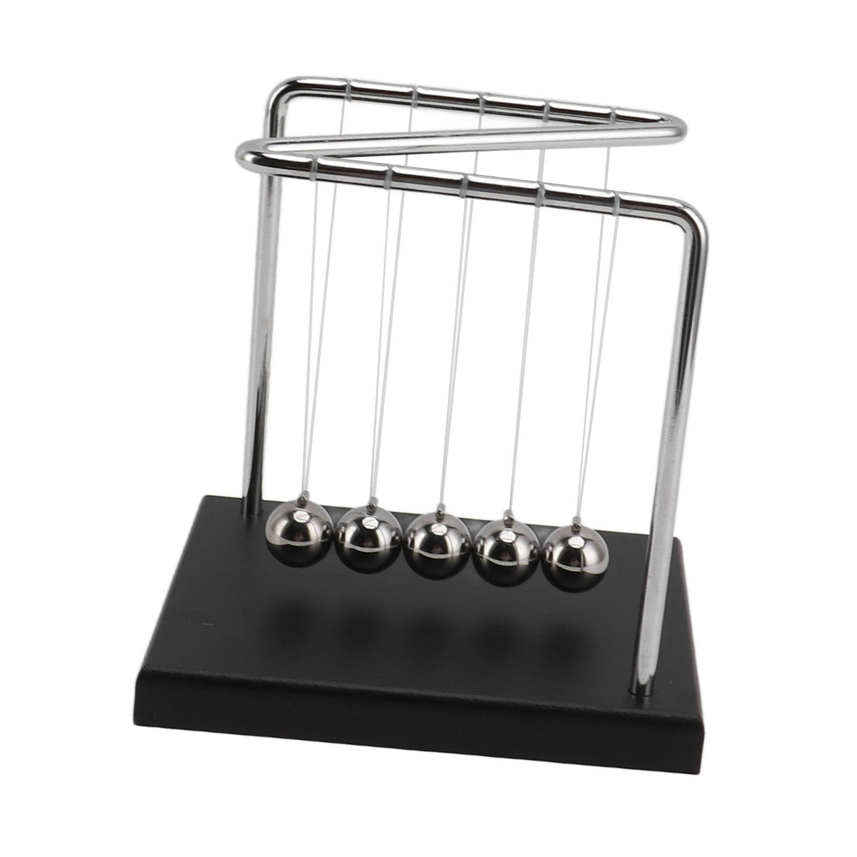 Balance Steel Swing Balls Z Shape N Shape Wooden Base Pendulum Ball for Home Decoration Fun Science Accessories