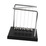 Balance Steel Swing Balls Z Shape N Shape Wooden Base Pendulum Ball for Home Decoration Fun Science Accessories