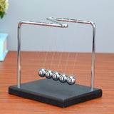Balance Steel Swing Balls Z Shape N Shape Wooden Base Pendulum Ball for Home Decoration Fun Science Accessories - Extra Image
