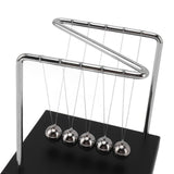 Balance Steel Swing Balls Z Shape N Shape Wooden Base Pendulum Ball for Home Decoration Fun Science Accessories - Extra Image