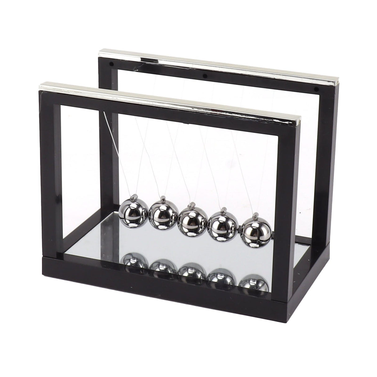 Newton Cradle Balance Balls Stainless Steel Balance Balls Bottom Mirror Stress Reliefswing Balls Desktop Decoration Toy