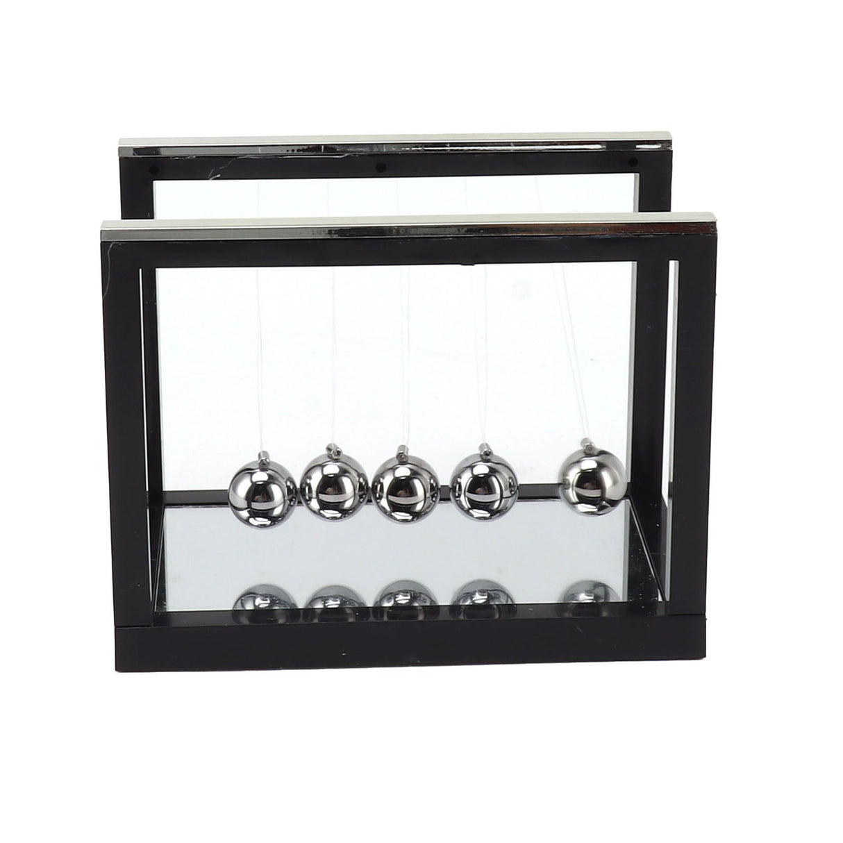 Newton Cradle Balance Balls Stainless Steel Balance Balls Bottom Mirror Stress Reliefswing Balls Desktop Decoration Toy