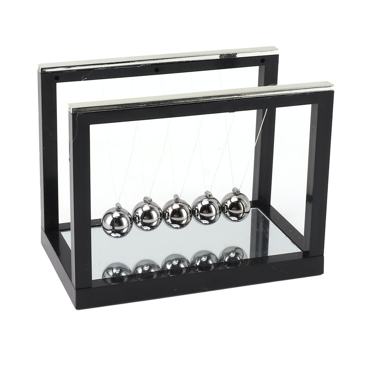 Newton Cradle Balance Balls Stainless Steel Balance Balls Bottom Mirror Stress Reliefswing Balls Desktop Decoration Toy