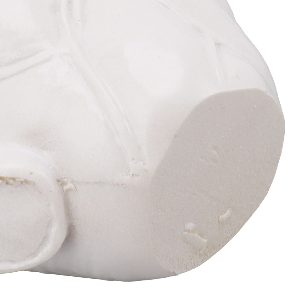 Heart Shaped Vase Decorative Modern Resin Exquisite Planter Pot for Home Office Bedroom Wedding White