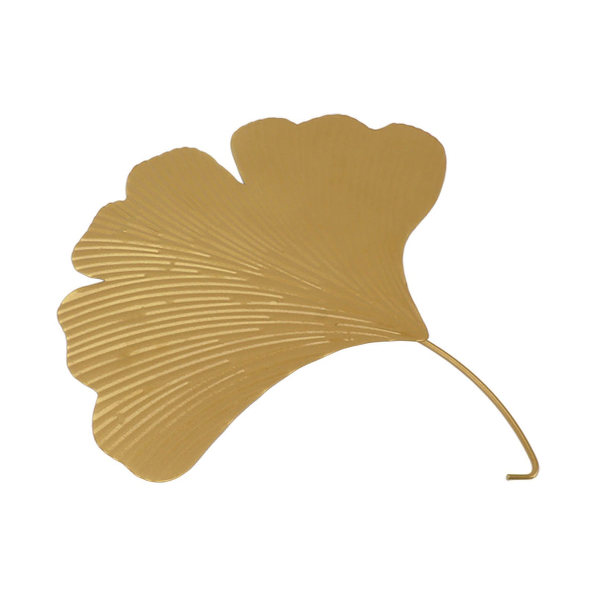 Ginkgo Biloba Hanging Decorations DIY Elegant Modern Fadeless Iron Metal Ginkgo Biloba Wall Art for Living Room Bedroom Dining Room Porch