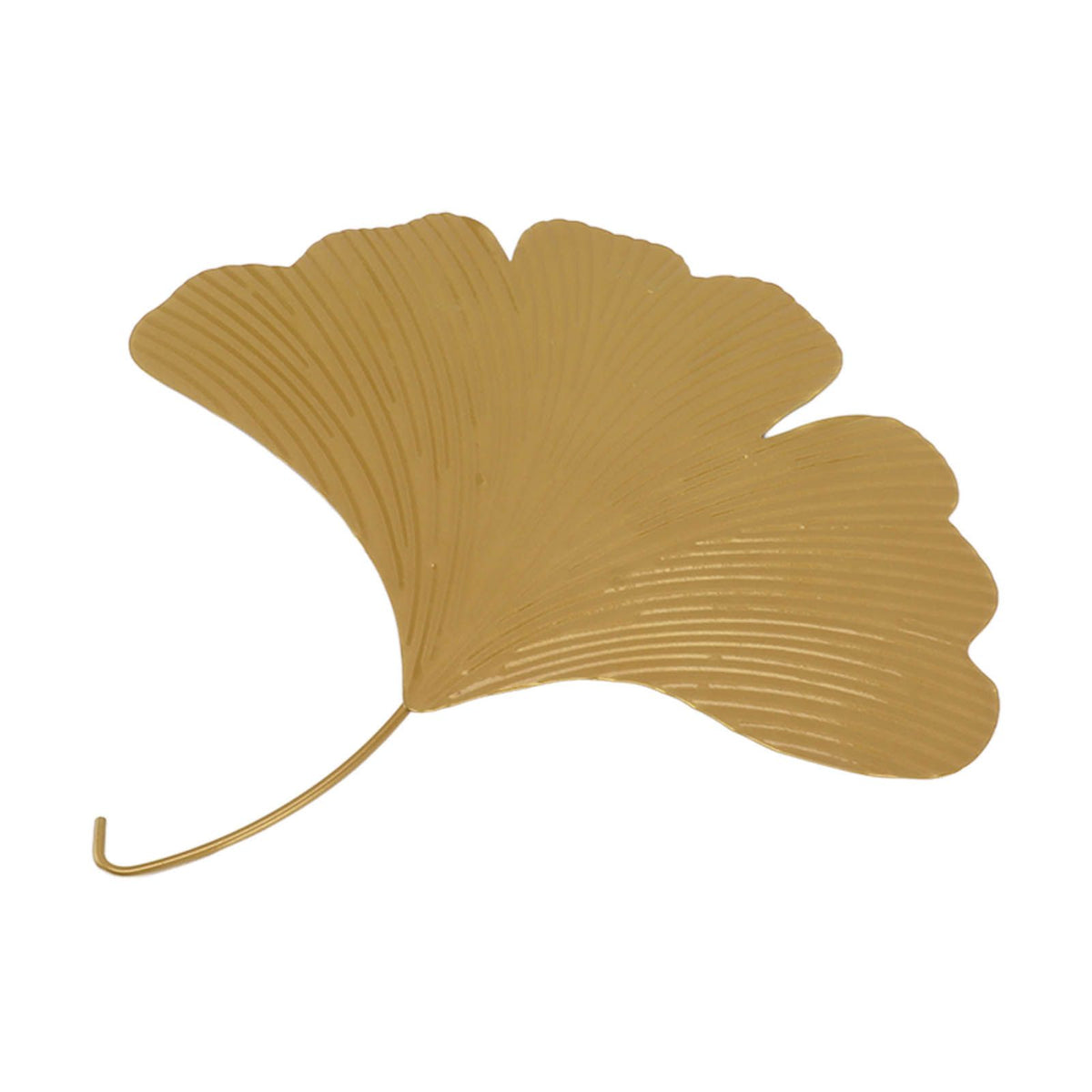 Ginkgo Biloba Hanging Decorations DIY Elegant Modern Fadeless Iron Metal Ginkgo Biloba Wall Art for Living Room Bedroom Dining Room Porch