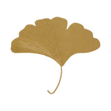 Ginkgo Biloba Hanging Decorations DIY Elegant Modern Fadeless Iron Metal Ginkgo Biloba Wall Art for Living Room Bedroom Dining Room Porch - Rear View