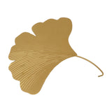 Ginkgo Biloba Hanging Decorations DIY Elegant Modern Fadeless Iron Metal Ginkgo Biloba Wall Art for Living Room Bedroom Dining Room Porch - Close-Up Angle