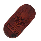 Magnet Finger Stress Relief Slider Wood Finger Stress Relief Toy Wooden Decompression Toy Limiting Demon - Top-Down View