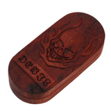 Magnet Finger Stress Relief Slider Wood Finger Stress Relief Toy Wooden Decompression Toy Limiting Demon - Close-Up Angle