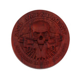 Magnetic Push Slider Stress Relief Handmade Rosewood Crafted Rotating Fidget Toys for ADHD Skull