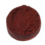 Magnetic Push Slider Stress Relief Handmade Rosewood Crafted Rotating Fidget Toys for ADHD Buddha - Front View
