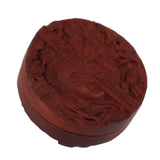 Magnetic Push Slider Stress Relief Handmade Rosewood Crafted Rotating Fidget Toys for ADHD Buddha