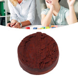 Magnetic Push Slider Stress Relief Handmade Rosewood Crafted Rotating Fidget Toys for ADHD Buddha