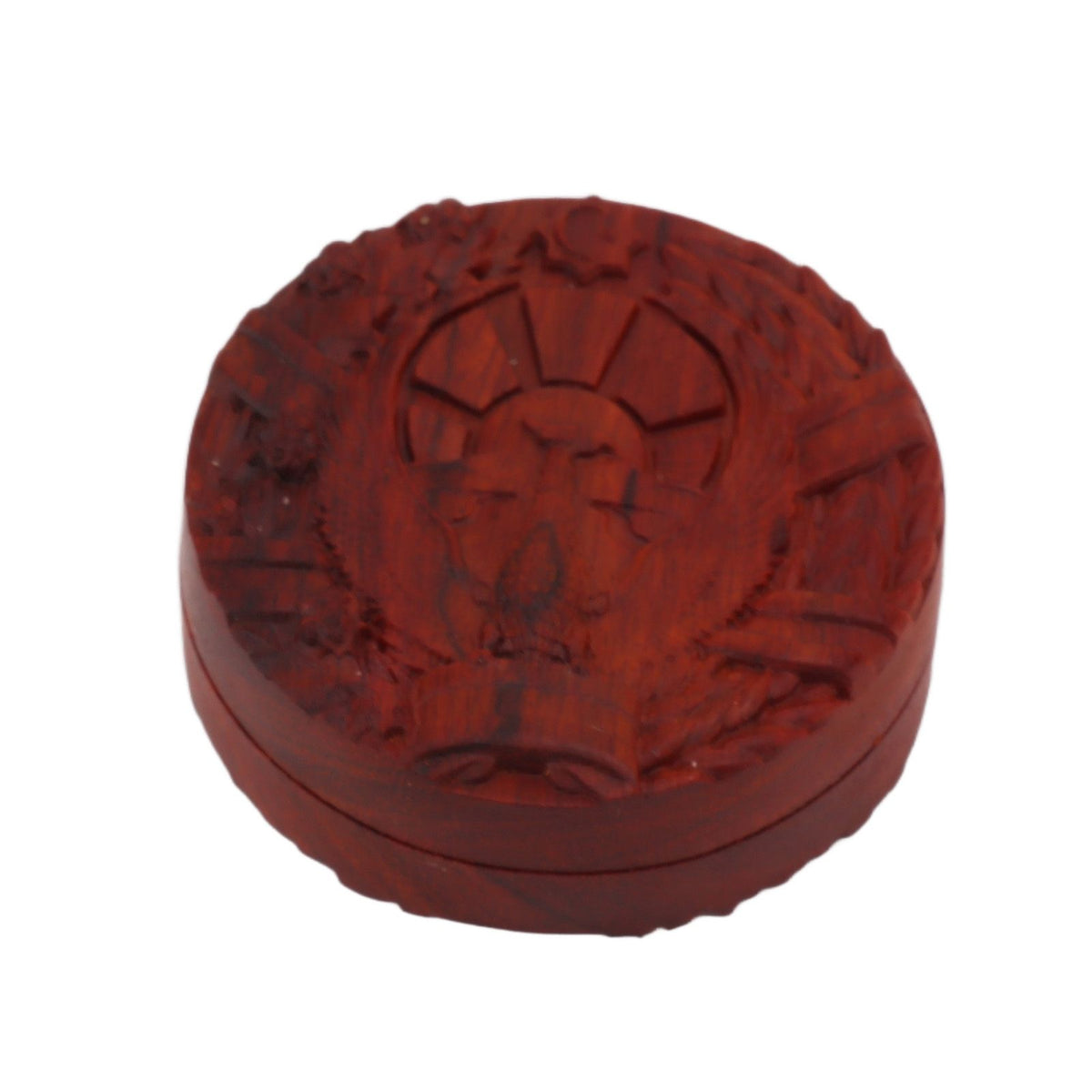 Magnetic Push Slider Stress Relief Handmade Rosewood Crafted Rotating Fidget Toys for ADHD The Eagle Badge
