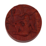 Magnetic Push Slider Stress Relief Handmade Rosewood Crafted Rotating Fidget Toys for ADHD juvenile
