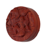 Magnetic Push Slider Stress Relief Handmade Rosewood Crafted Rotating Fidget Toys for ADHD juvenile - Extra Image