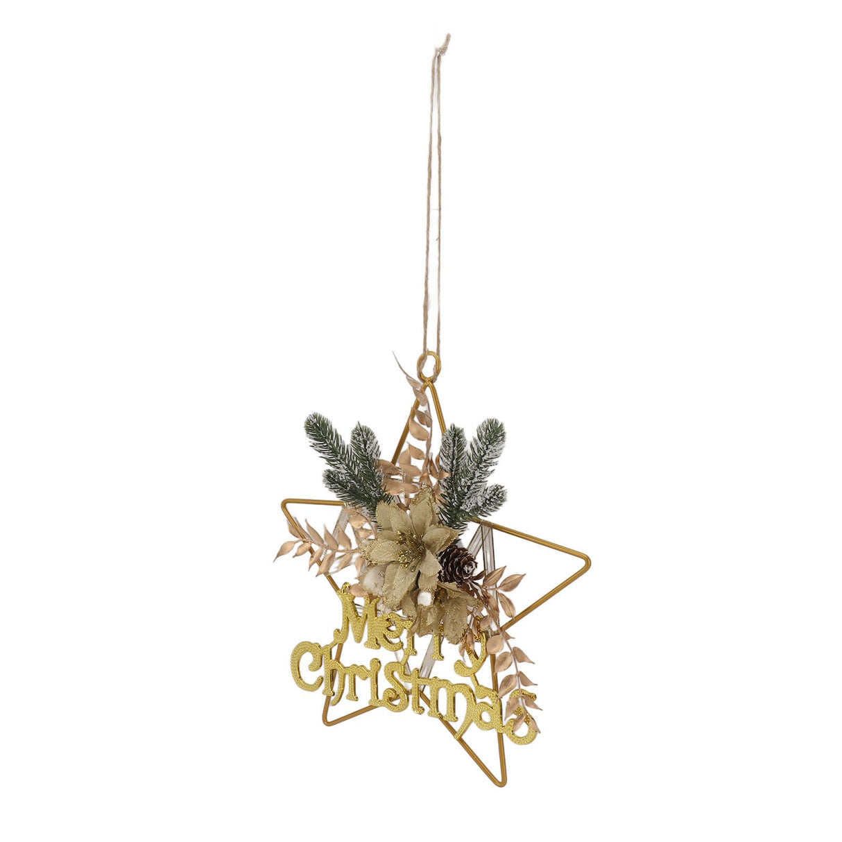 Christmas Hanging Decorative Wreath Handmade Unique Pine Cone Wall Decoration for Birthday Holiday Room Decorations 6127